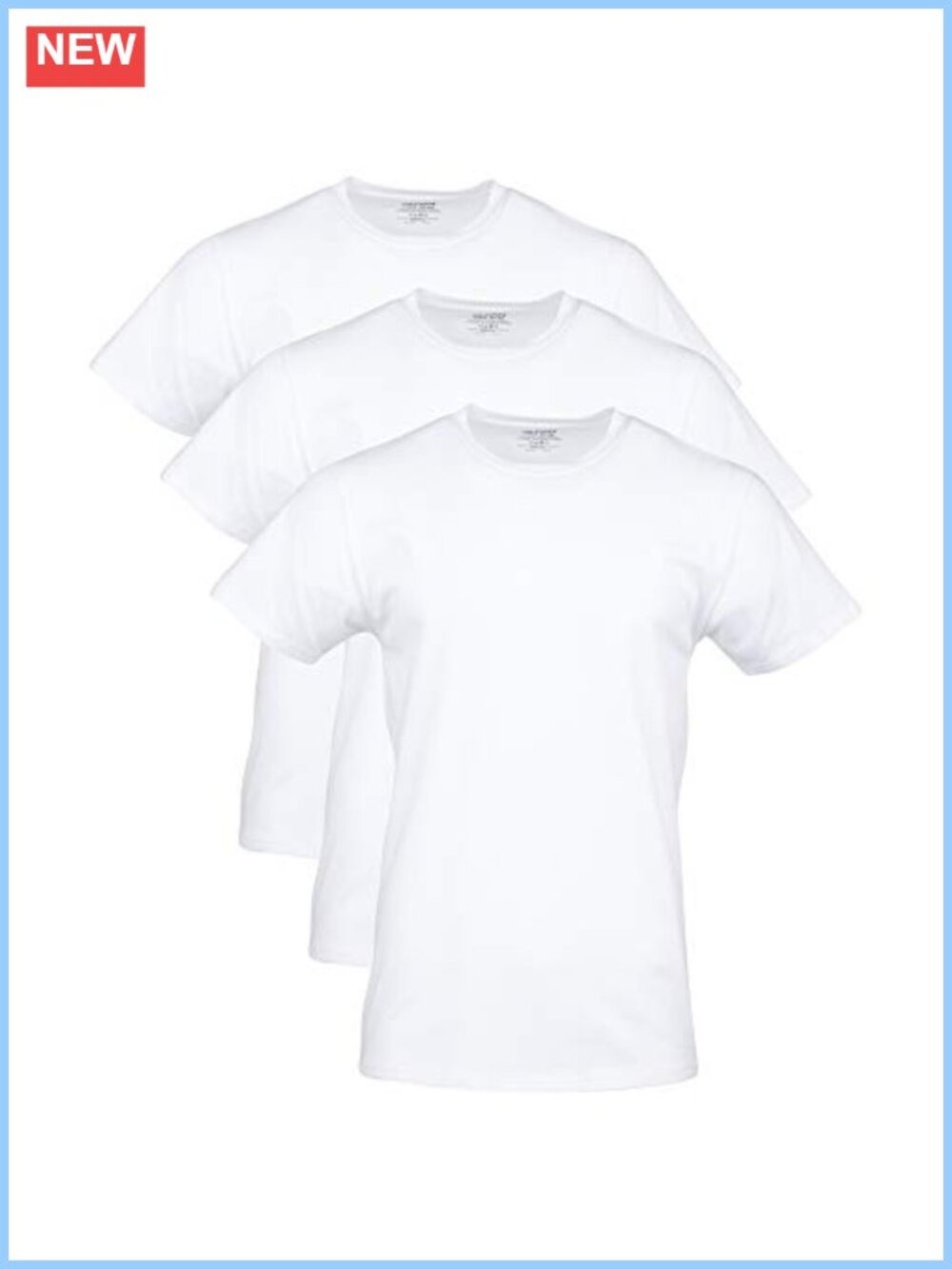 Men's 3-Pack Cotton Stretch Crew Neck T-Shirt Multipack